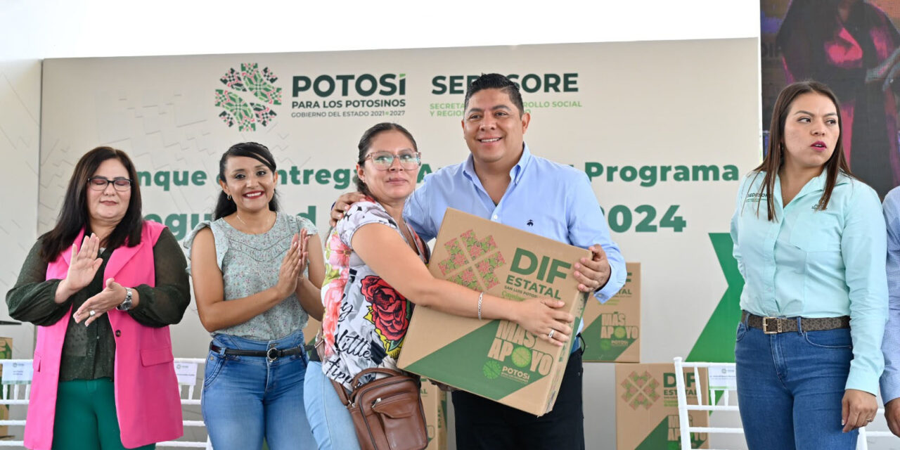 Ricardo Gallardo arranca Programa Seguridad Alimentaria