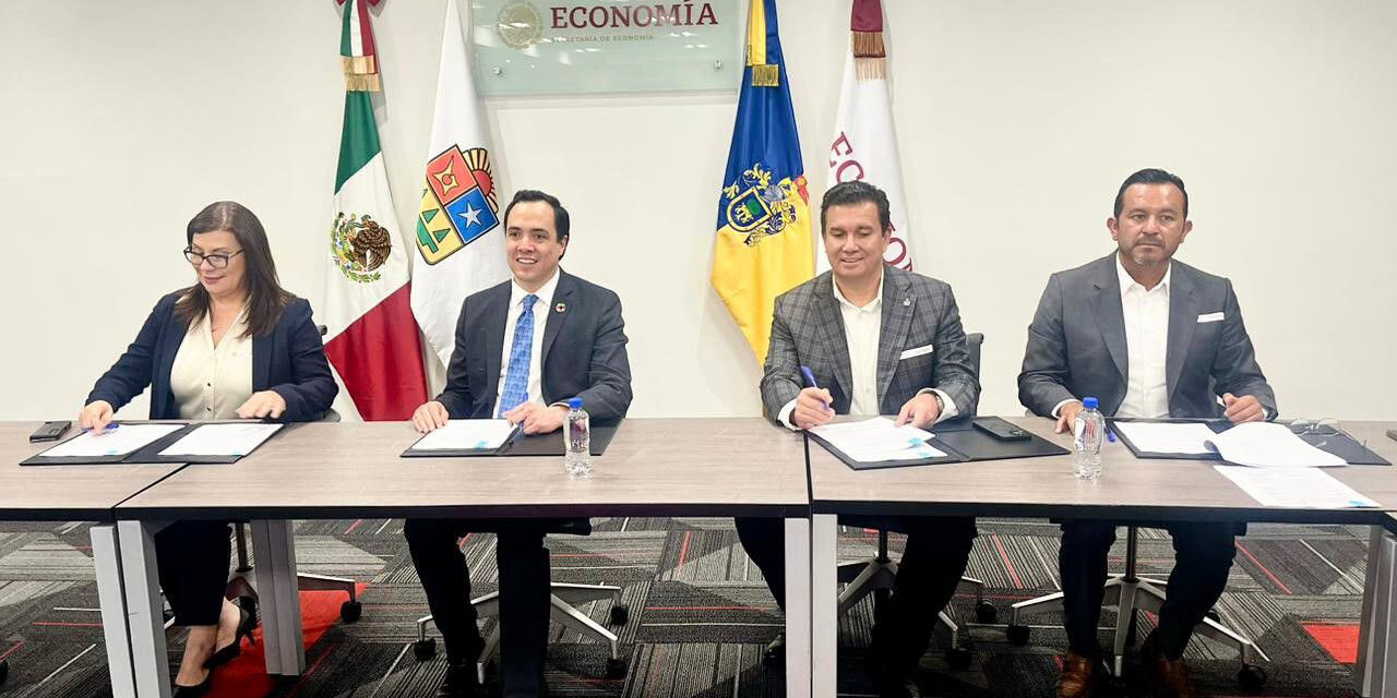 Firman convenio de colaboración Secretaría de Economía y Sedeco