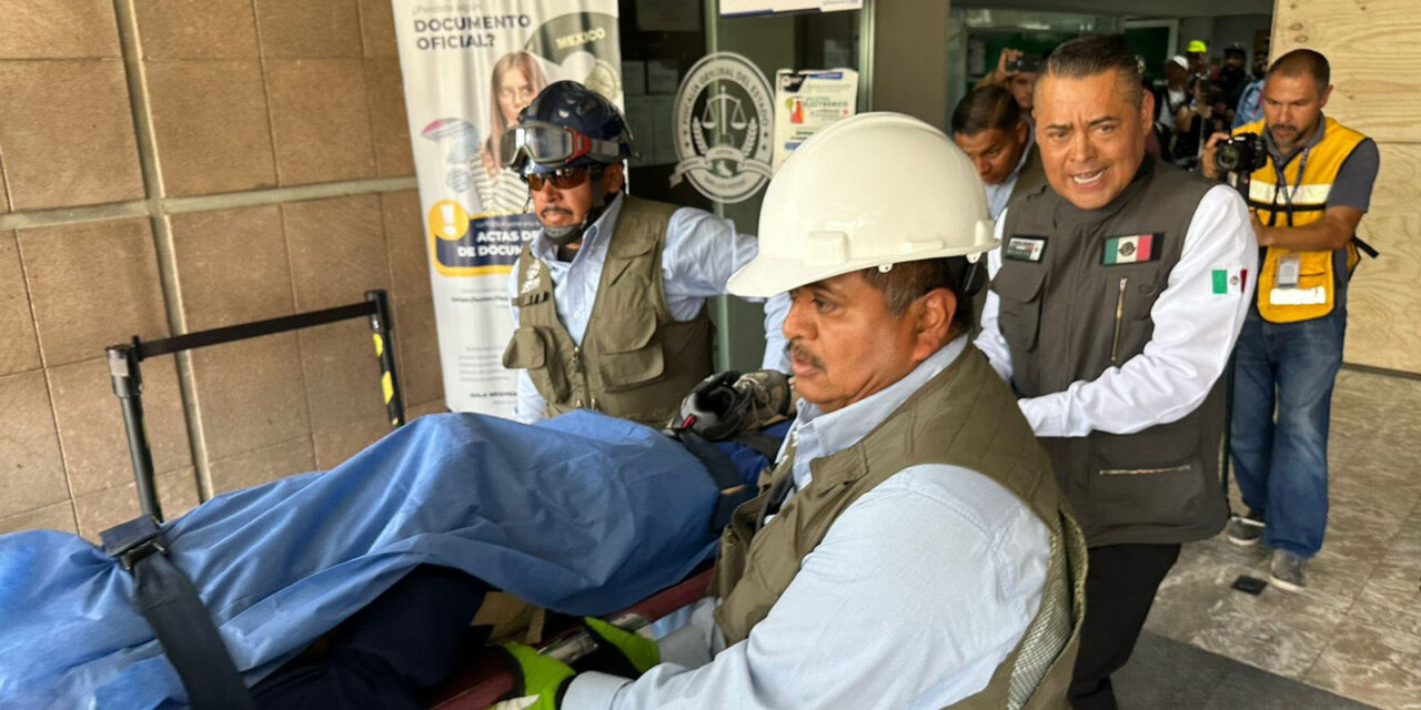Un éxito Simulacro Nacional en San Luis Potosí con apoyo estatal