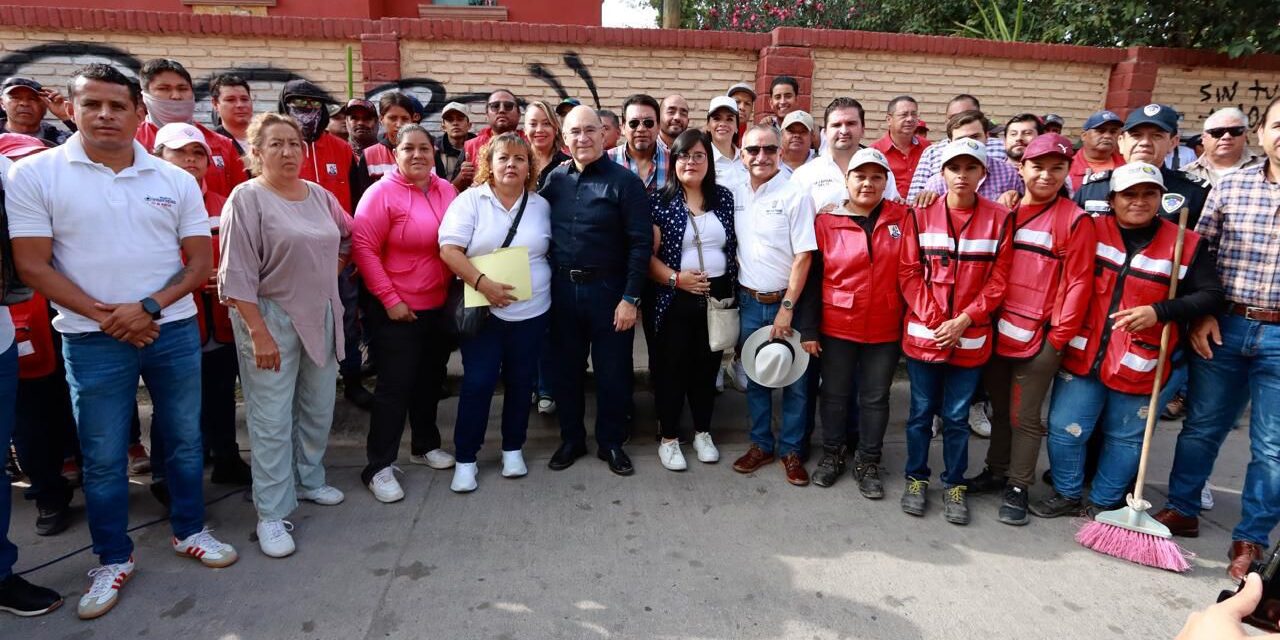 Alcalde Galindo anuncia la rehabilitación del Centro Deportivo y la terminación de Parque Lineal en María Cecilia