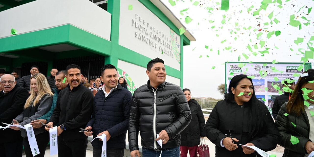 En tres años, se apuntala histórico apoyo a la educación