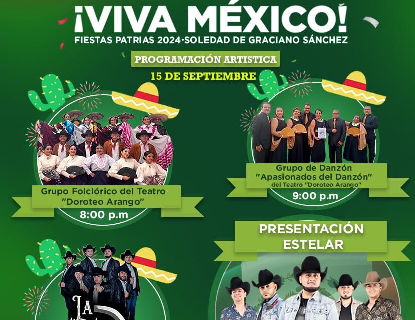 Soledad de GS invita al Grito de Independencia en su plaza principal