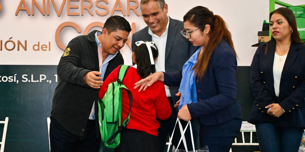 Reafirma Ricardo Gallardo compromiso con la educación y más apoyo al Conafe