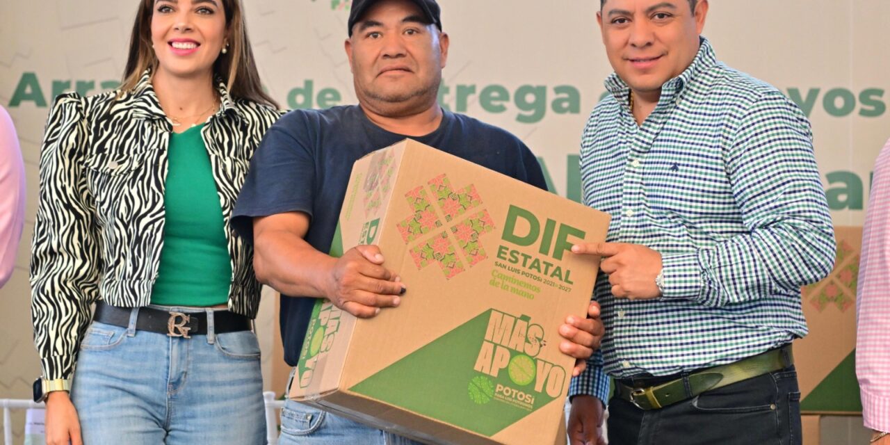 Ricardo Gallardo lleva el Programa Seguridad Alimentaria a Guanos
