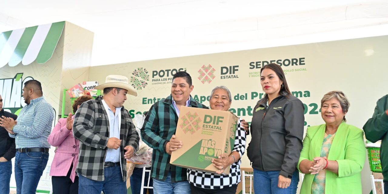 Villarreyenses reciben más apoyo con Programa Seguridad Alimentaria