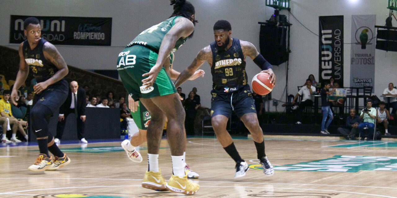 Santos del Potosí domina y vence a Mineros 107 a 62