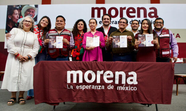 Morena buscará que San Luis Potosí se pinte de guinda en 2027