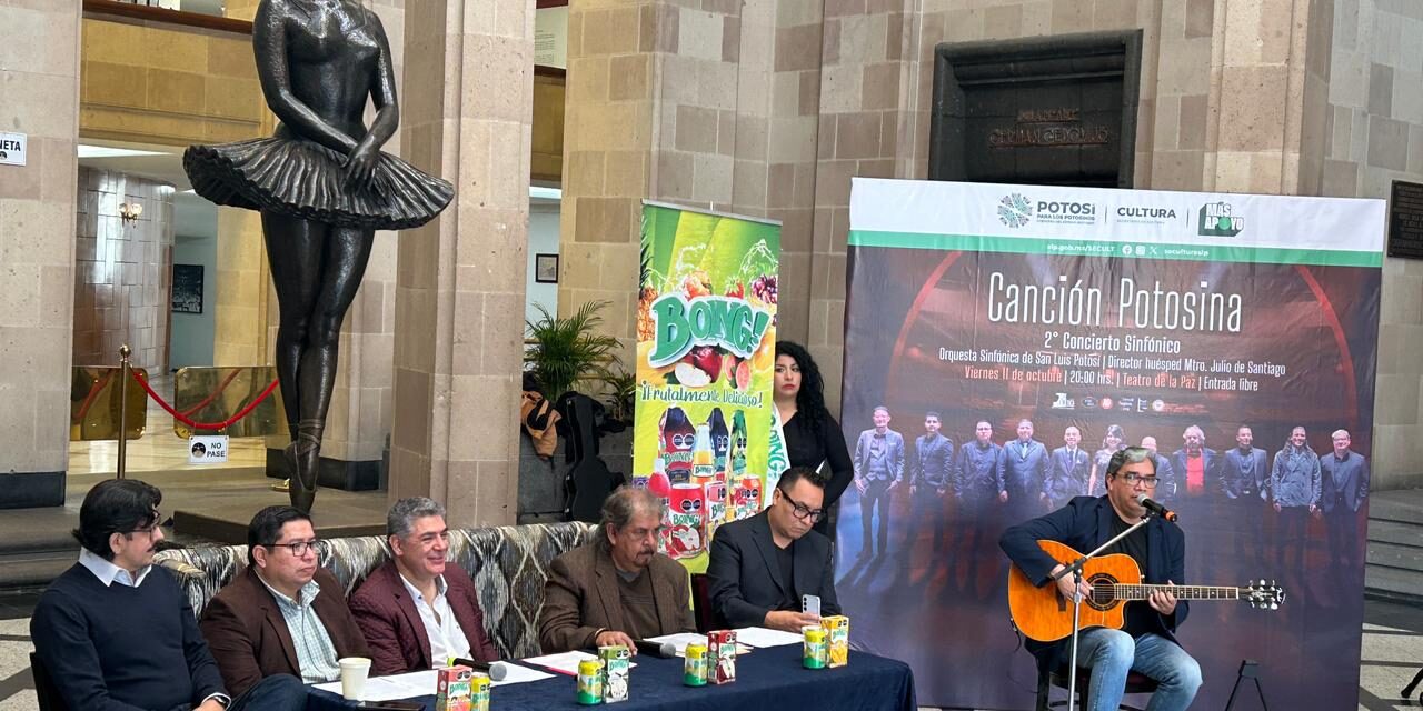 Secult invita al 2º Concierto Sinfónico de Canción Potosina