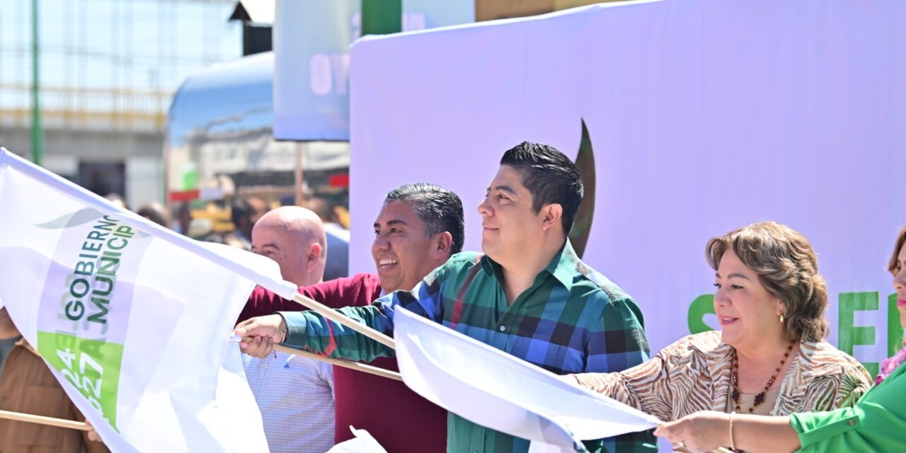 Inicia Ricardo Gallardo rescate de laterales del Bulevar Valle de los Fantasmas