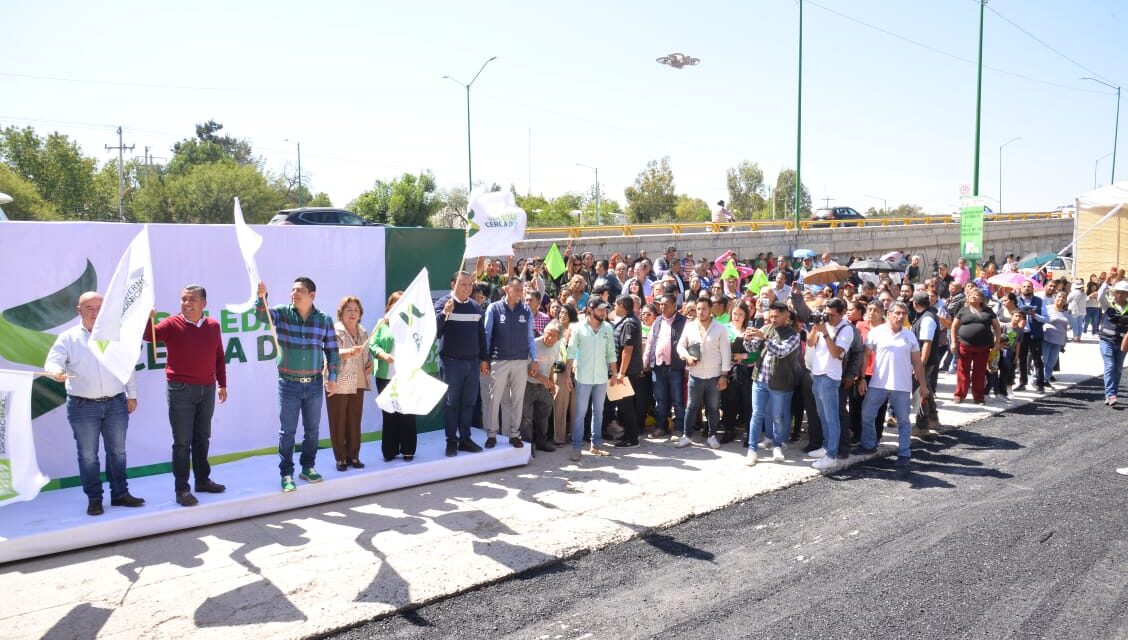 Alcalde Navarro Muñiz arranca rehabilitación de laterales de Bulevar Valle de los Fantasmas