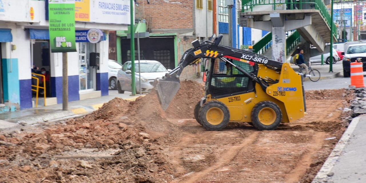 Vecinos y comerciantes de Valle de los Fantasmas destacan beneficios con trabajos de rehabilitación