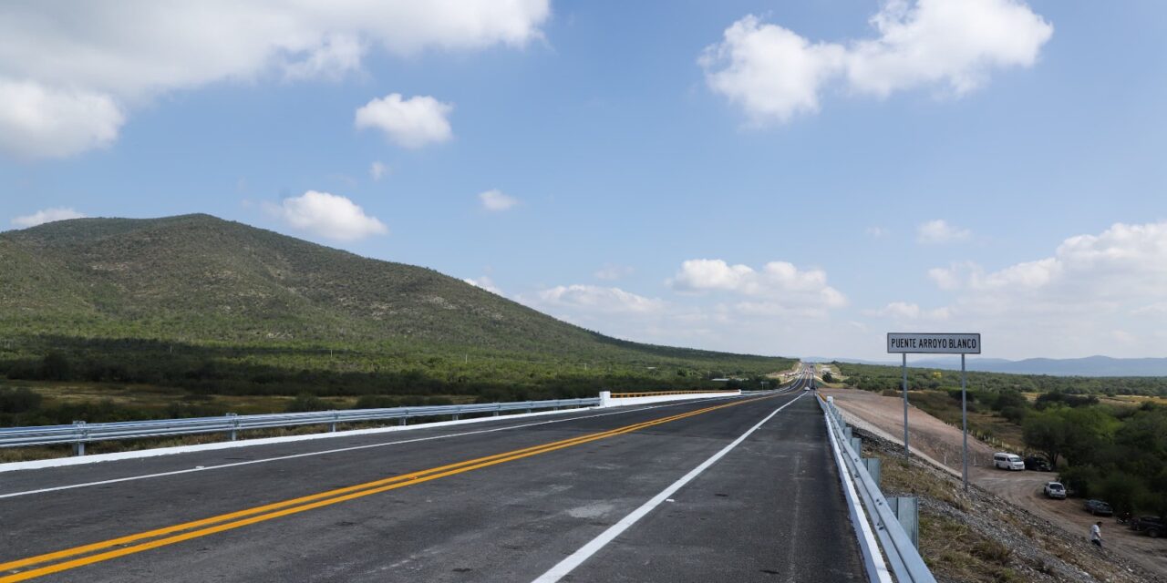 Inaugura Gobernador puentes de supercarretera Cerritos-Tula