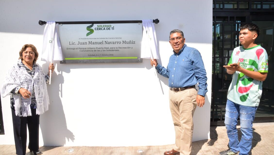 Alcalde Juan Manuel Navarro hace realidad un Parque Urbano y Recreativo en Puerta Real