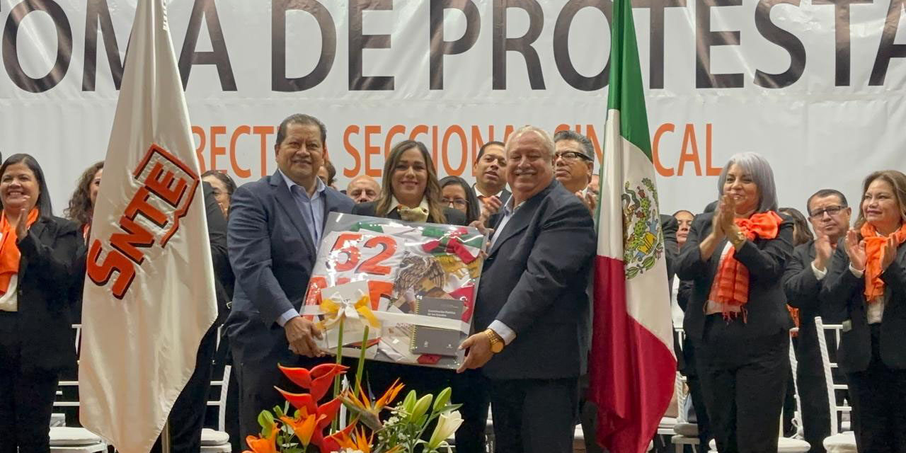 Bibi Guerrero toma protesta como nueva Secretaria General de la Sección 52 del SNTE