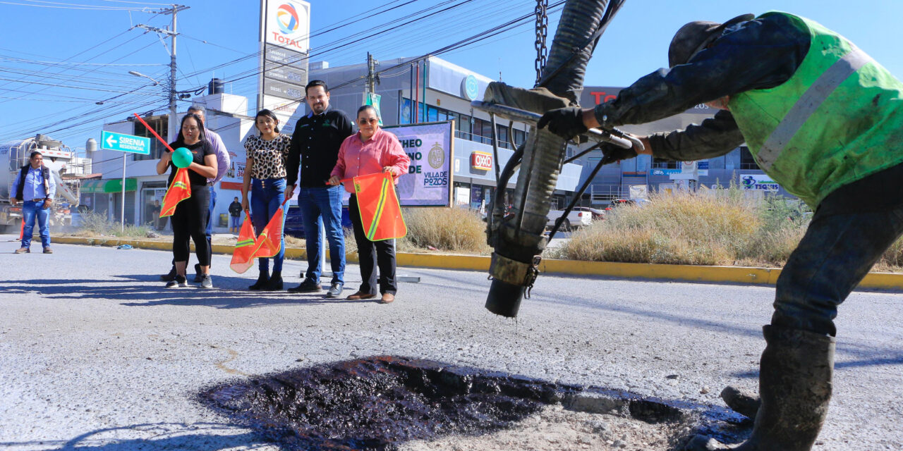 Rescata gobierno de Pozos camino a Santa Rita tras años de abandono.