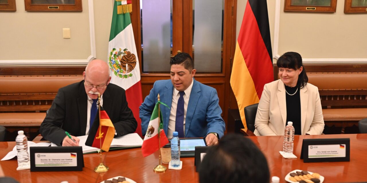 Ricardo Gallardo fortalece intercambio industrial, cultural y comercial con Alemania