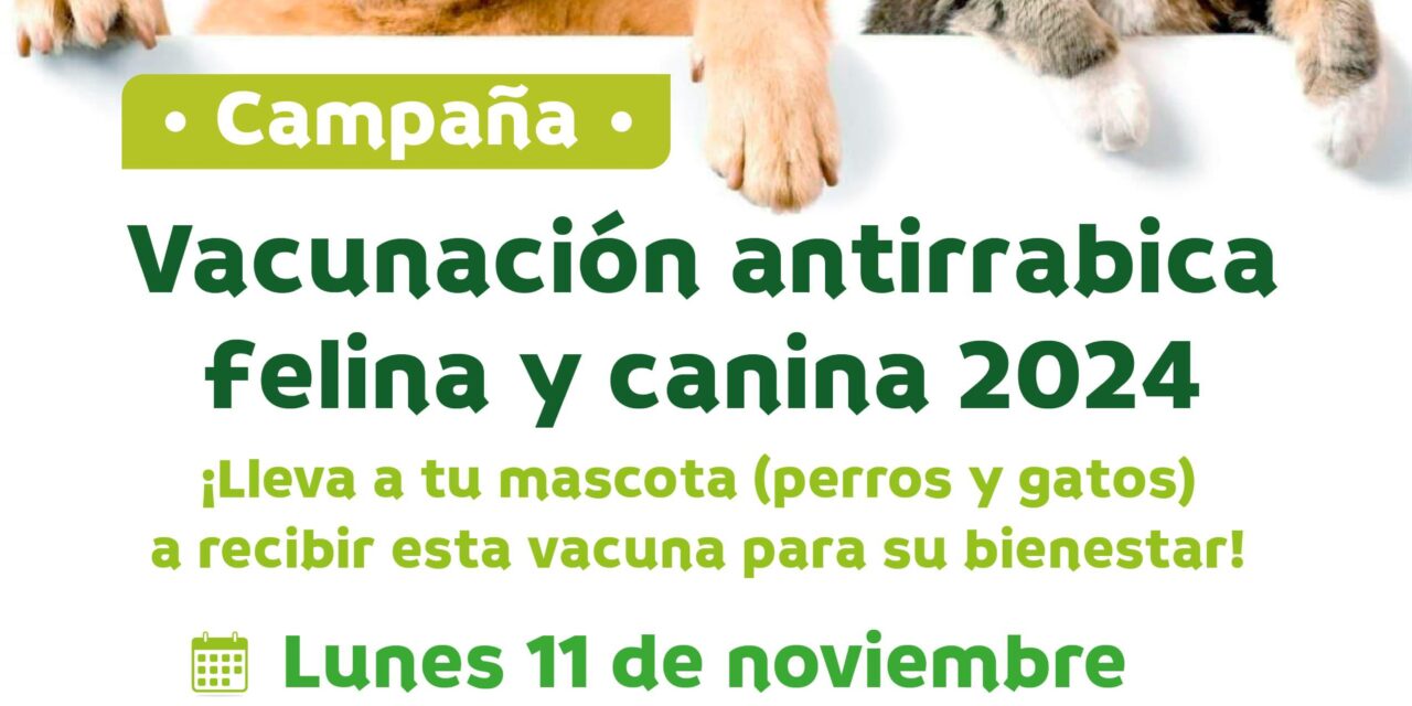 Ecología de Soledad invita a Jornada Gratuita de Vacunación Antirrábica en el municipio