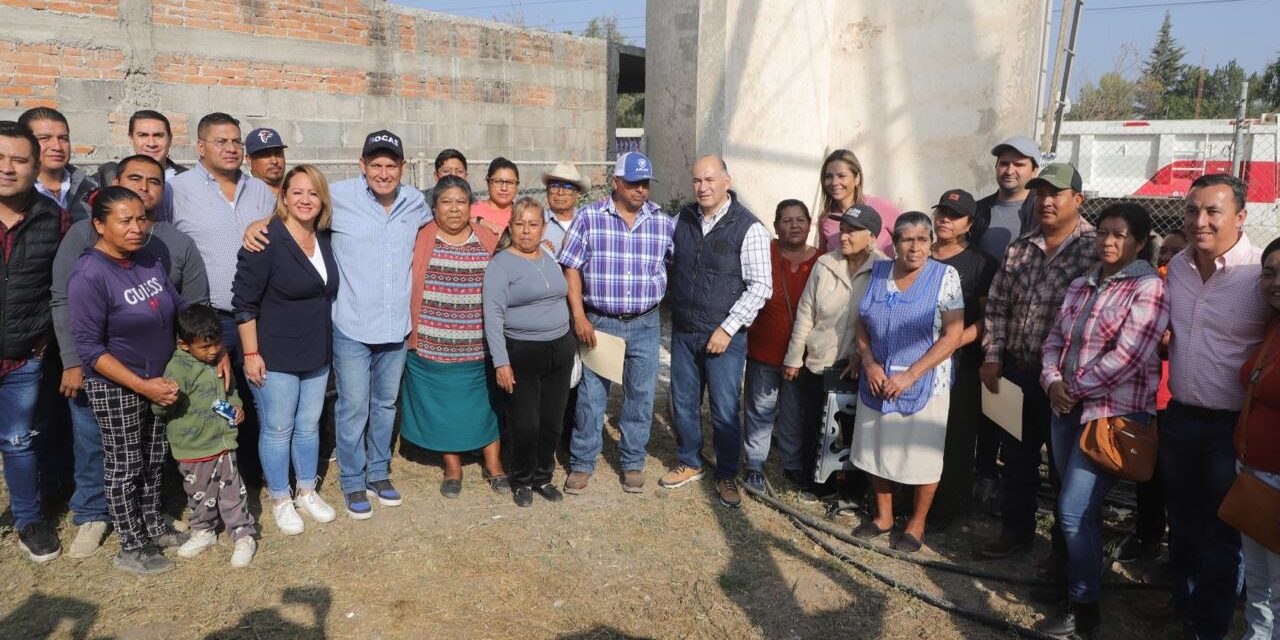 Alcalde Galindo anuncia rehabilitación de pozos comunitarios, en el Día de Talacha