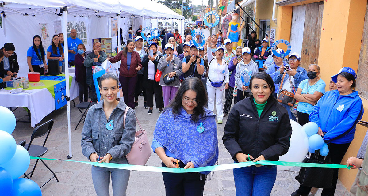 Fortalece Pozos la prevención de enfermedades con la Feria de Salud