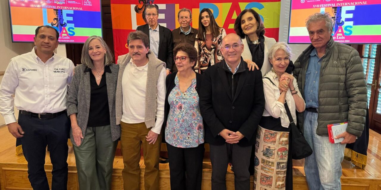 San Luis Capital será el epicentro de la cultura en México, con el 17º Festival Internacional Letras en San Luis