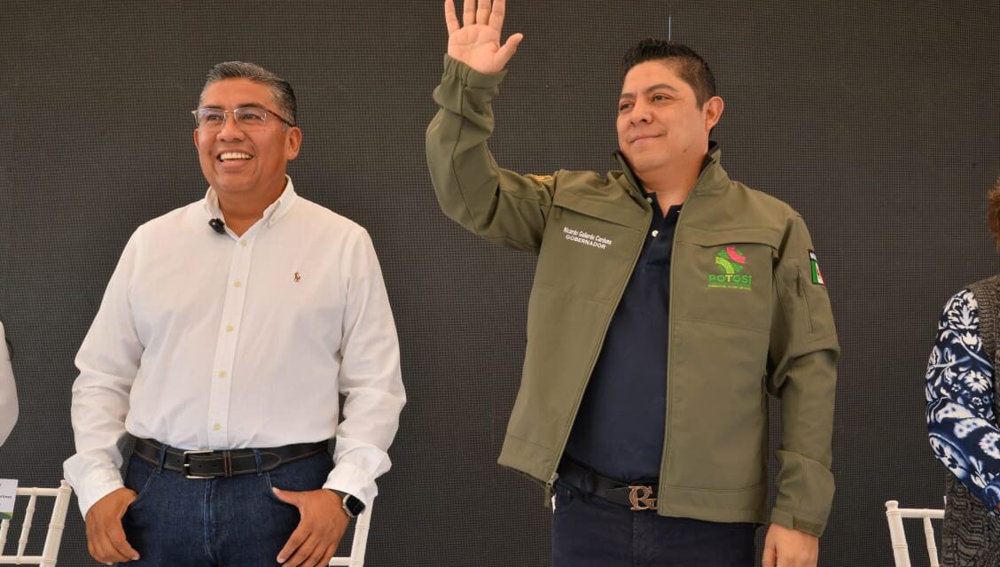 Juan Manuel Navarro y Gobernador inician construcción de secundaria en Valle de la Palma