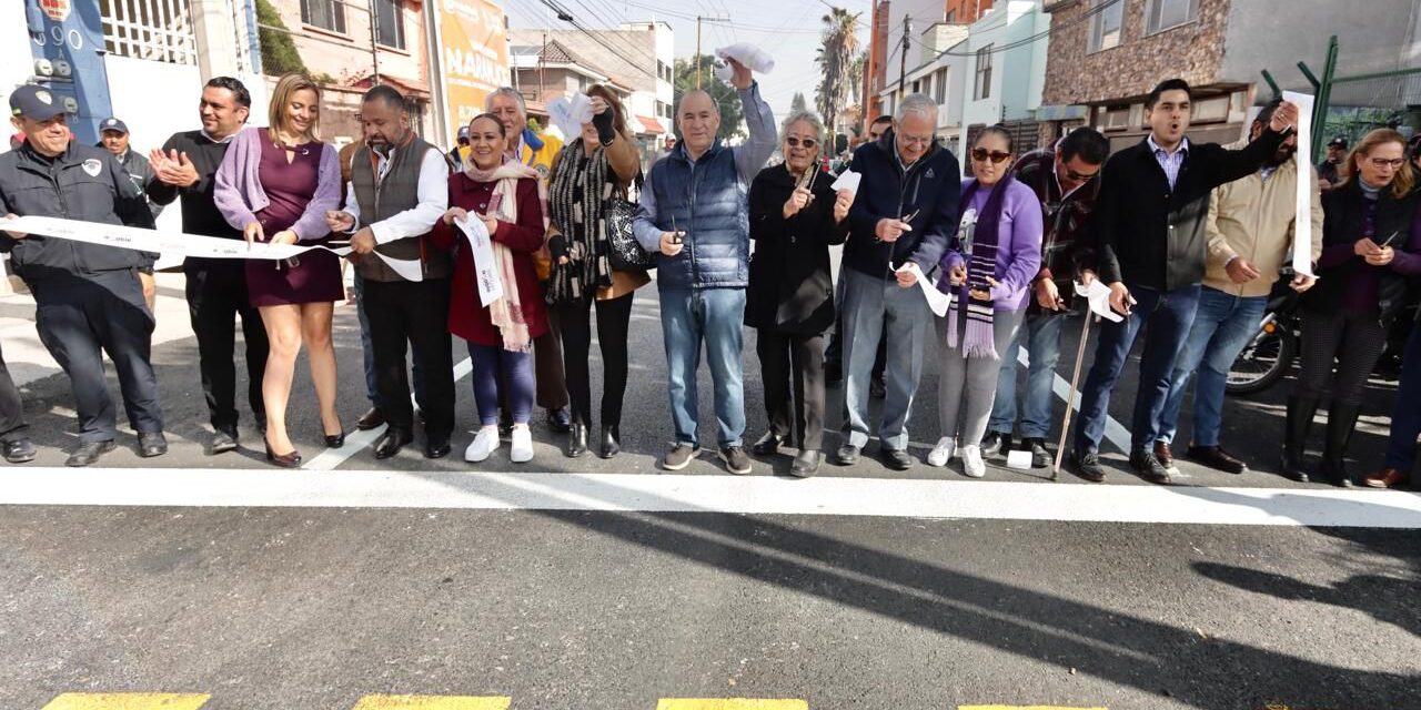 Alcalde Galindo entrega la calle Naranjos totalmente regenerada