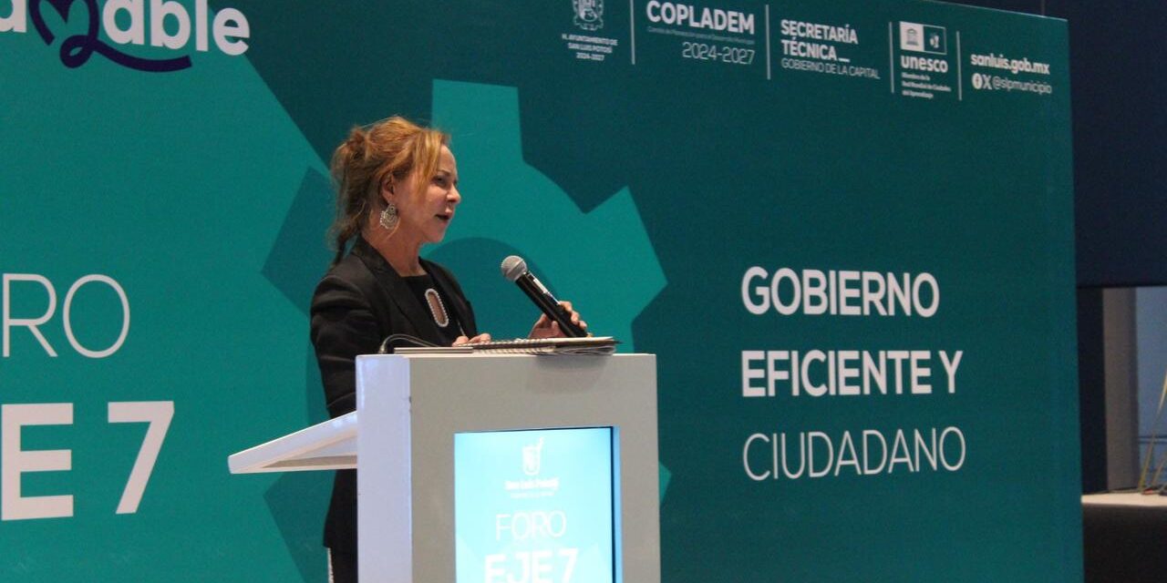 Purificación Carpinteyro destaca eficiencia del Gobierno de la Capital, con la filosofía del San Luis Amable
