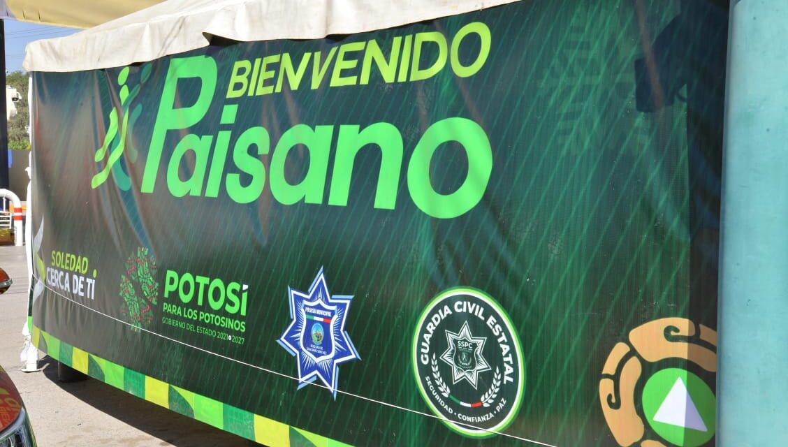 Seguridad Pública de Soledad activa operativo “Bienvenido Paisano”, con módulo de apoyo y resguardo a connacionales