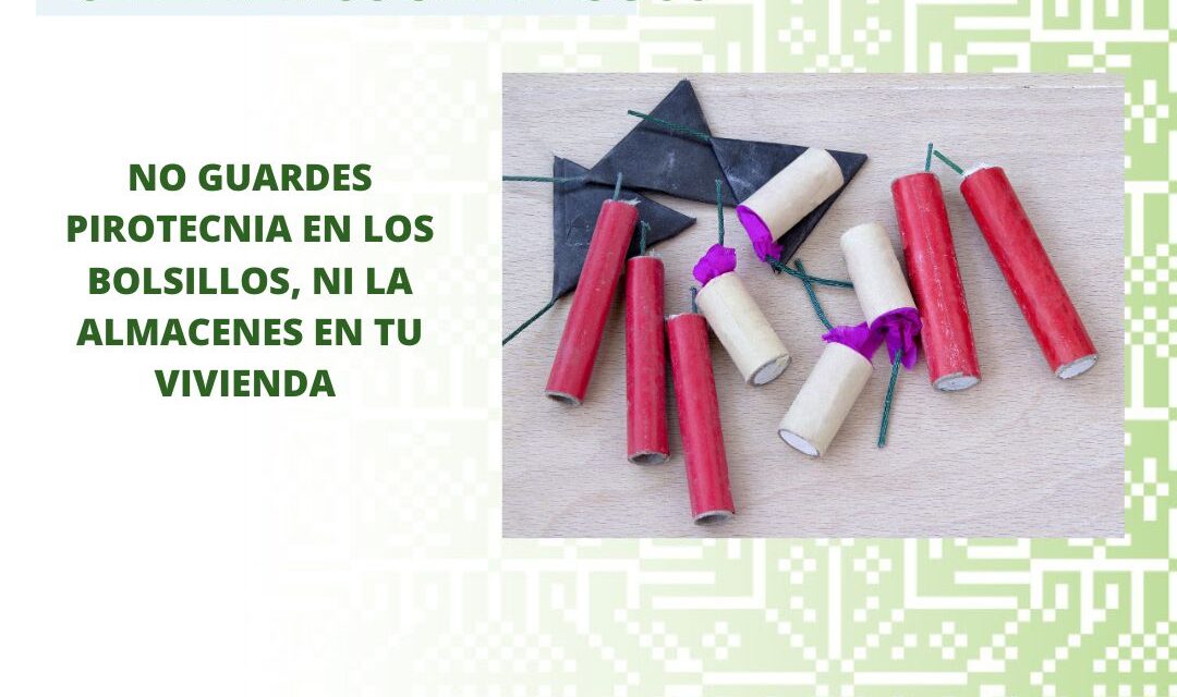 Ejecutivo estatal arranca campaña “Di no a la Pirotecnia”