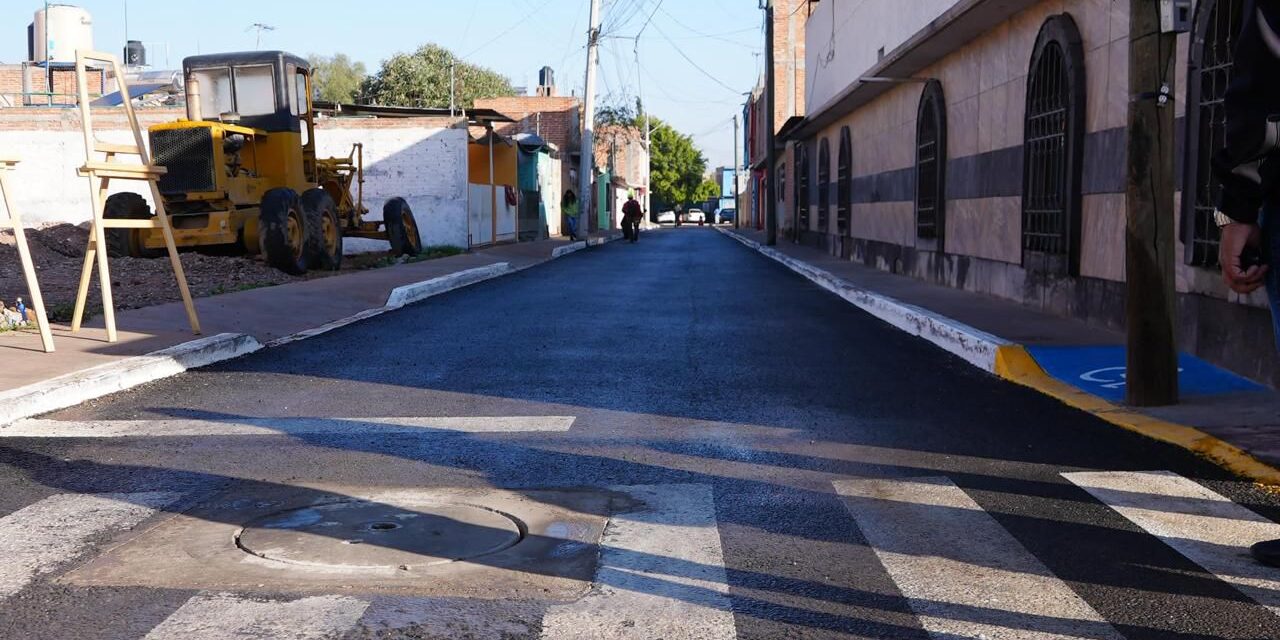 Para dignificar la vida de las familias, el Gobierno de la Capital realizó una obra vial en la calle Tercera Privada de las Morenas