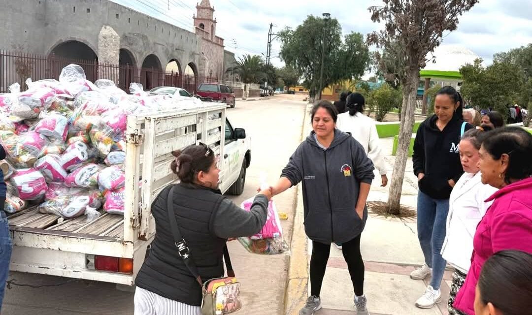 DIF municipal de Soledad lleva alegría y esperanza a familias de comunidades rurales
