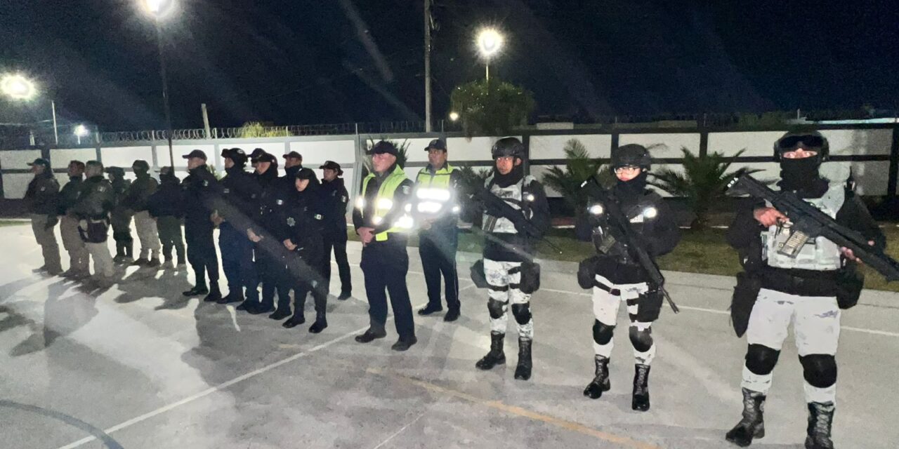 Seguridad Pública de Soledad inició operativo “Año Nuevo Seguro” en coordinación con autoridades federales y estatales