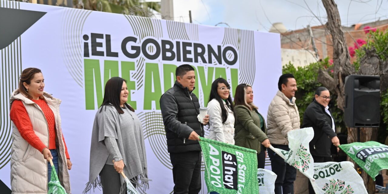 Ricardo Gallardo arranca reconstrucción de avenida en Villa de Pozos