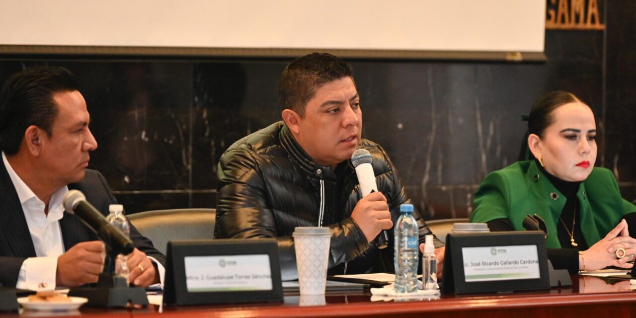 Ricardo Gallardo exhorta al gabinete estatal a reforzar trabajo en 2025