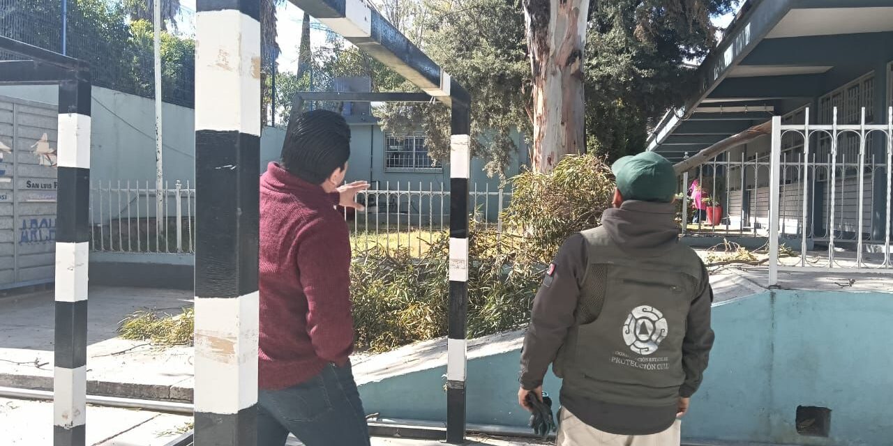 Gobierno estatal atiende reportes por ráfagas de viento