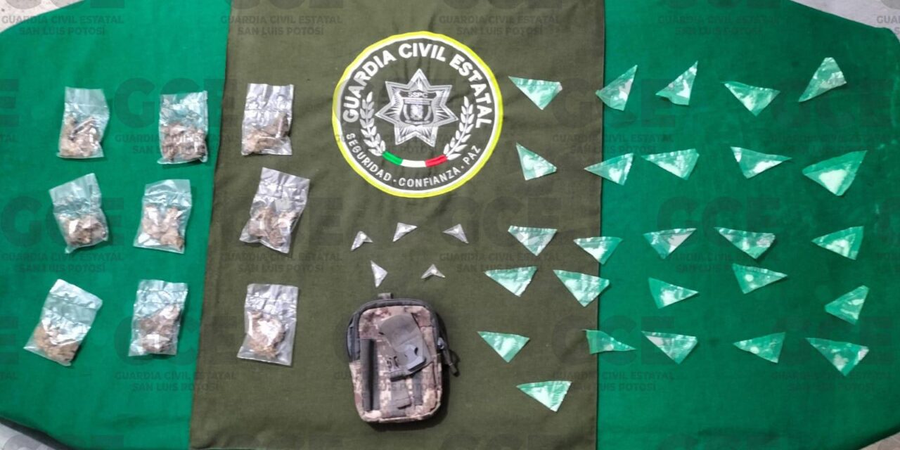 Cinco objetivos criminales y 130 dosis de droga decomisadas, deja plan “Huasteca Segura”