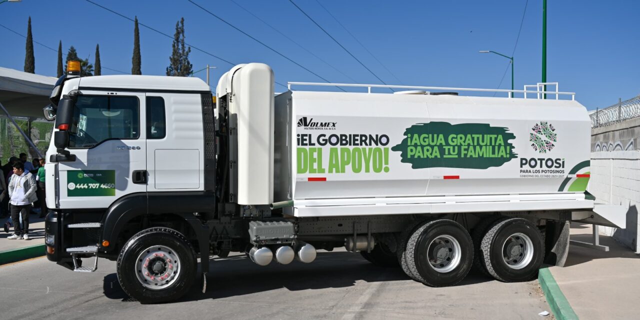 RICARDO GALLARDO PRIORIZA ACCESO DE AGUA POTABLE A FAMILIAS DE SLP