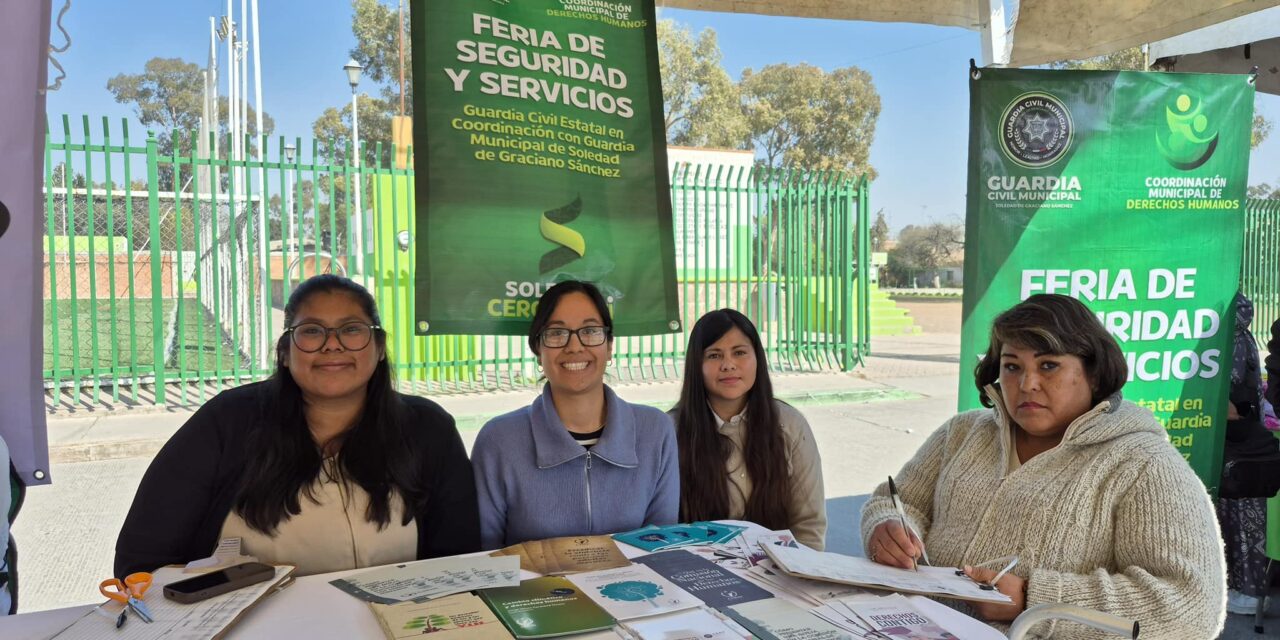 DEPENDENCIAS MUNICIPALES DE SOLEDAD PARTICIPAN EN PRIMERA FERIA DE SEGURIDAD Y SERVICIOS, EN CONJUNTO CON EL ESTADO