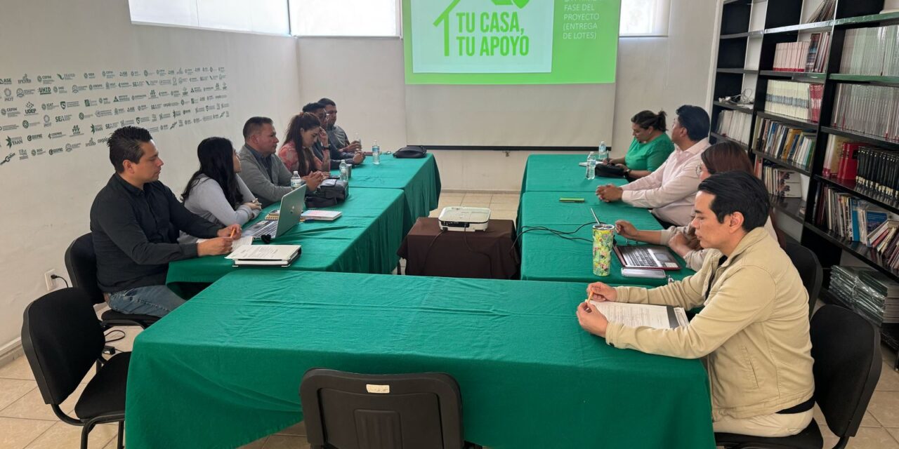 INREVIS CONTINÚA COORDINANDO ESTRATEGIAS PARA PROGRAMA TU CASA, TU APOYO