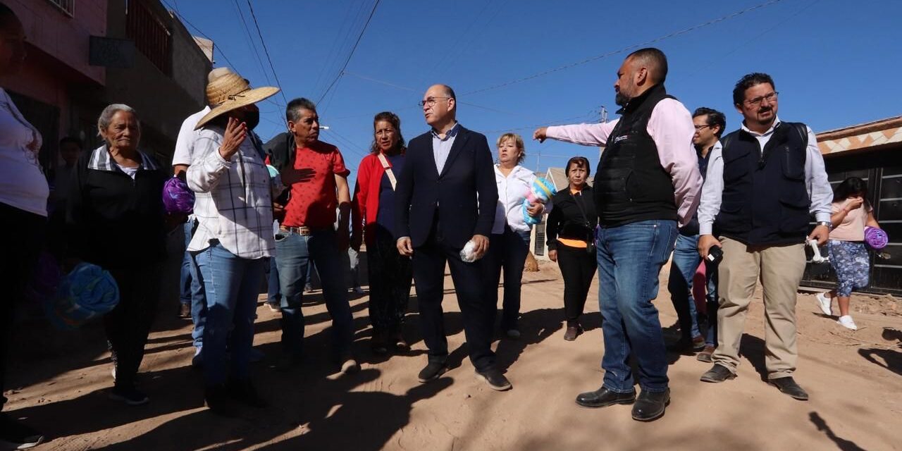Tras 30 años de rezago, Alcalde Galindo pavimenta calles y lleva justicia social a Los Magueyes