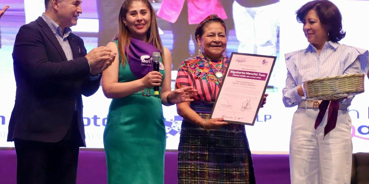 Rigoberta Menchú reconoce a la Presidenta Sheinbaum y la exhorta a no bajar la guardia