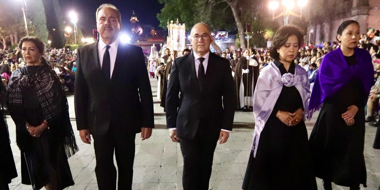 Con gran fervor, la Procesión del Silencio recorrió las calles de San Luis Capital