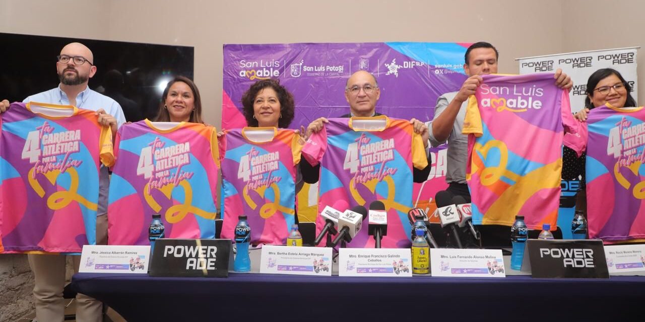 DIF Municipal invita a correr por la salud mental, en la 4ta Carrera por la Familia