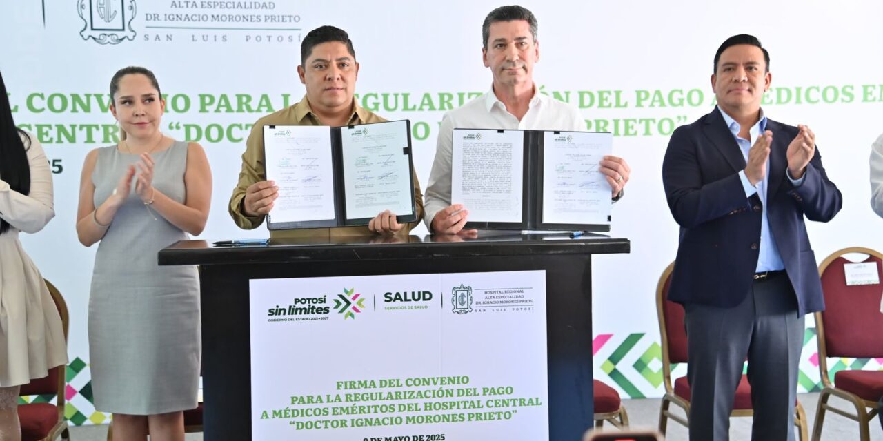 GOBIERNO ESTATAL DA CERTEZA A MÉDICOS JUBILADOS