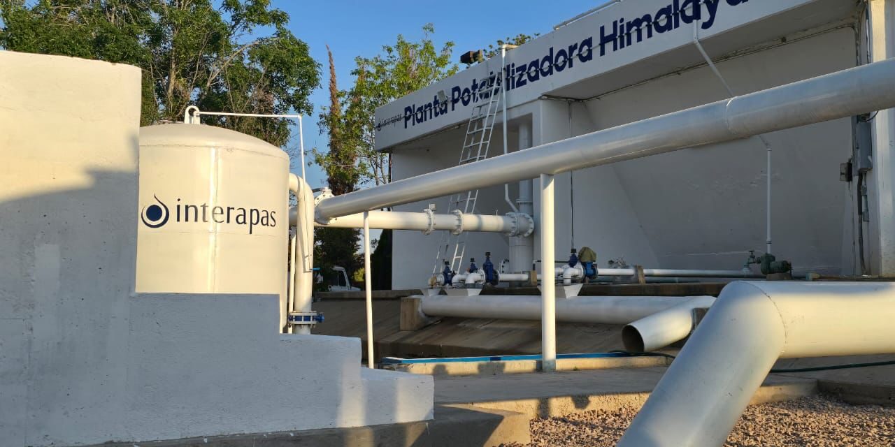 Potabilizadora Himalaya, refuerza suministro para 5 mil viviendas al poniente de la Ciudad Capital.