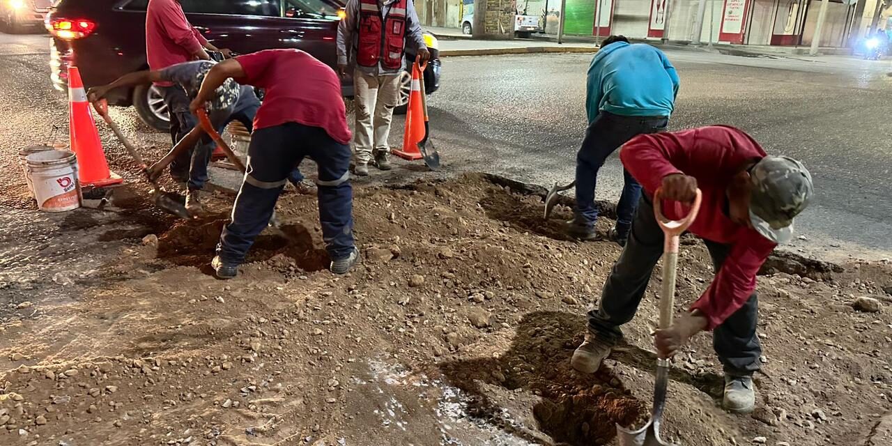 Interapas renueva válvulas de red principal de agua al norte de la ciudad