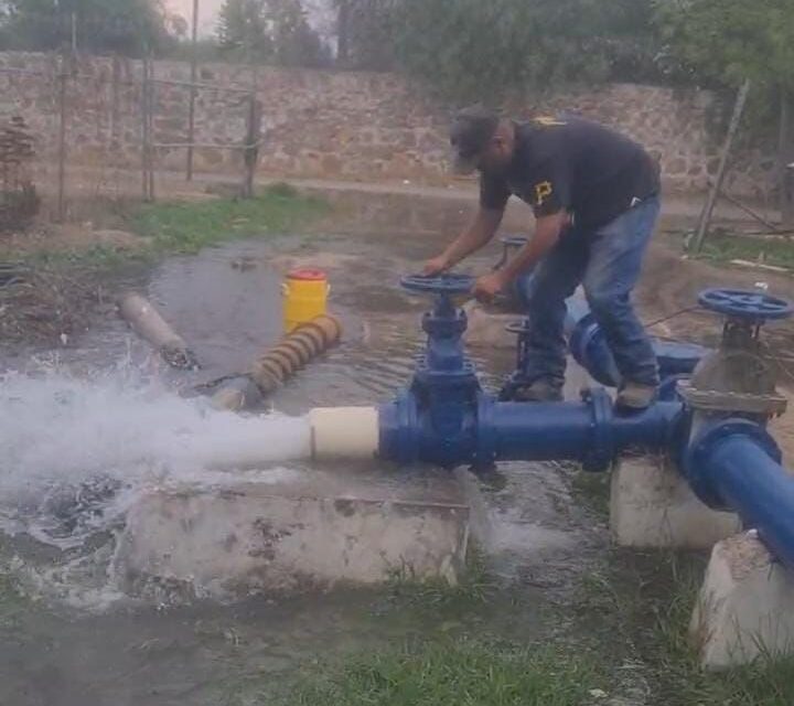 Interapas instala nuevo equipo en el pozo Tangamanga II y restablece su operación