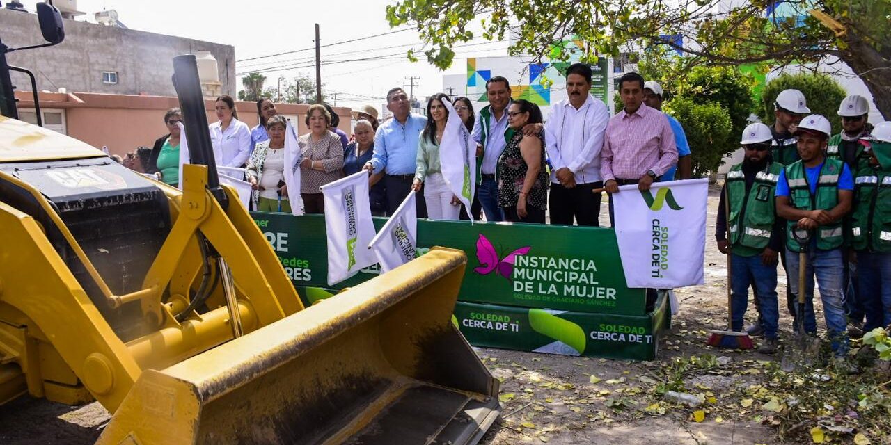 EN PAVÓN, NAVARRO MUÑIZ ARRANCA CONSTRUCCIÓN DEL PRIMER “CENTRO LIBRE” EN SLP, PARA LA ATENCIÓN INTEGRAL DE MUJERES