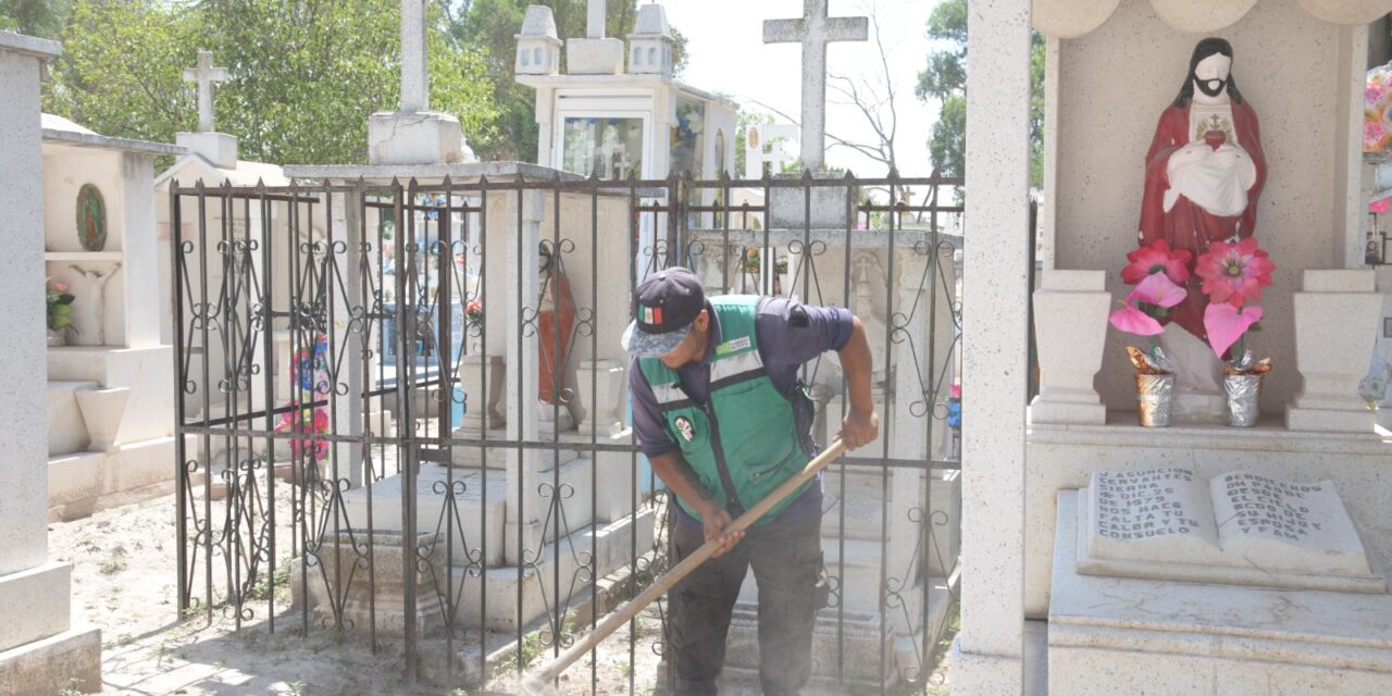 AYUNTAMIENTO DE SOLEDAD ANTICIPA PLAN DE LIMPIEZA Y REHABILITACIÓN DE PANTEONES POR EL DÍA DEL PADRE