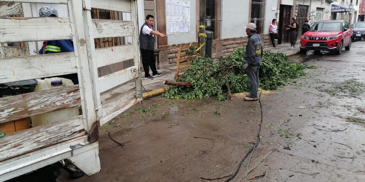Gobierno de la Capital se mantiene en alerta permanente por lluvias y atiende reportes en diversos puntos de la ciudad